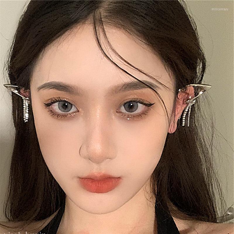 Backs Earrings 2 Pieces Mermaid Clip On Ear Cuff Women Fake Piercing Halloween Jewelry Gold Plated Party Non-piercing Punk
Backs Earrings 2 Pieces Mermaid Clip On Ear Cuff Women Fake Piercing Halloween Jewelry Gold Plated Party Non-piercing Punk