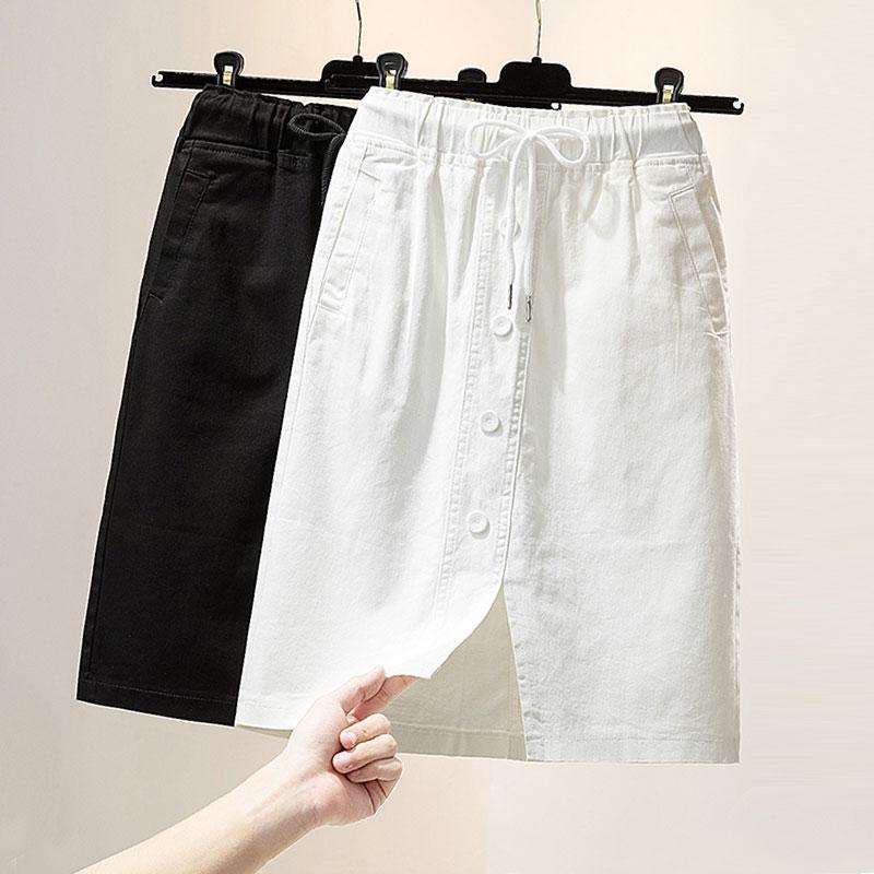 Skirts Fashion Aesthetic Button Up Pockets White Midi Pencil Women Korean Harajuku Lace Slit Bodycon Knee Length Denim SkirtSkirts, Black
Skirts Fashion Aesthetic Button Up Pockets White Midi Pencil Women Korean Harajuku Lace Slit Bodycon Knee Length Denim SkirtSkirts, Black