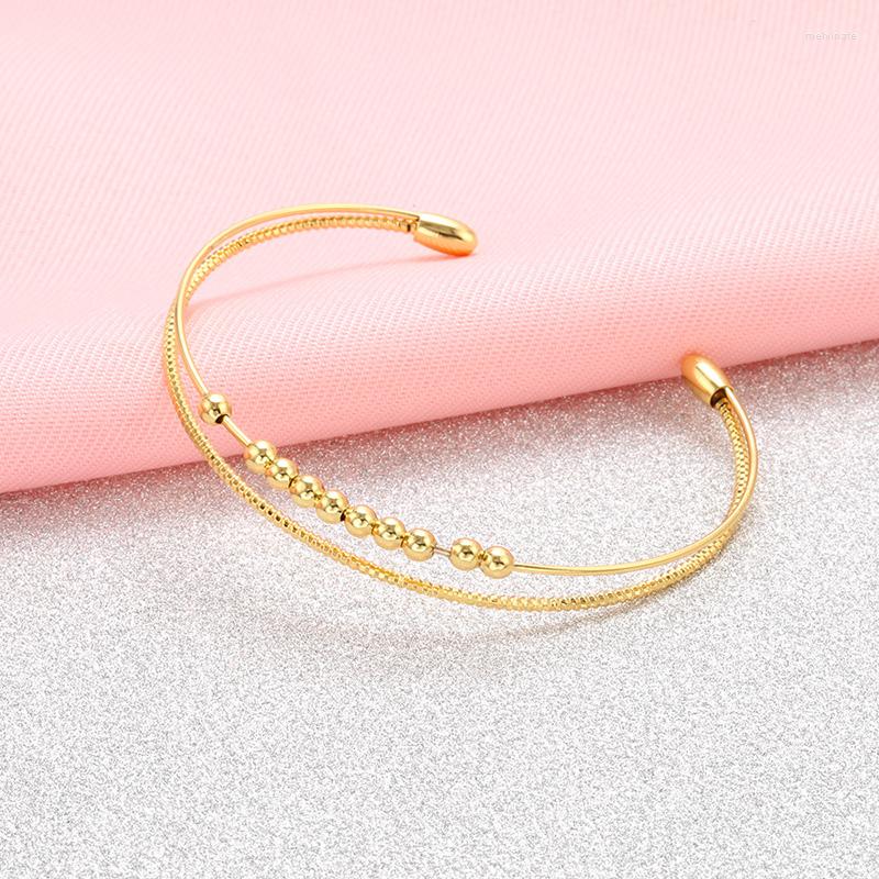 Bangle Exquisite Bead Double Layer Open Fine Elegant Adjustable For Women Girl Party Jewelry Gift
Bangle Exquisite Bead Double Layer Open Fine Elegant Adjustable For Women Girl Party Jewelry Gift