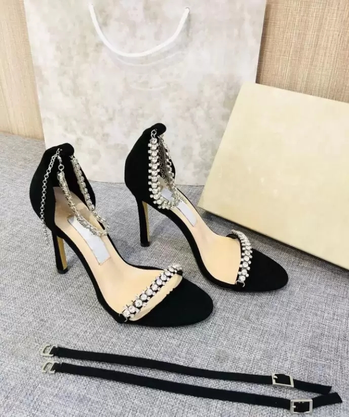 Italy London Wedding Meira Sandals Crystal Embellished Leather Pumps Two interchangeable Women's High Heels Lady Gladiator Sandalias EU 35-40 BOX
Italy London Wedding Meira Sandals Crystal Embellished Leather Pumps Two interchangeable Women's High Heels Lady Gladiator Sandalias EU 35-40 BOX