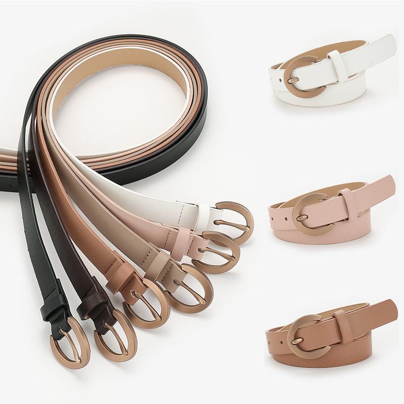 Belts Leather For Women Fashion Jeans Classic Retro Simple Round Buckle Female Pin Girls Denim Dress Luxury Punk CasualBelts, White
Belts Leather For Women Fashion Jeans Classic Retro Simple Round Buckle Female Pin Girls Denim Dress Luxury Punk CasualBelts, White