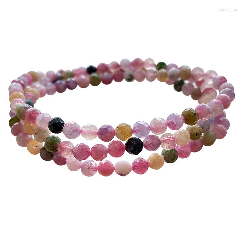Charm Bracelets Wholesale Colorful Tourmaline Natural Stone Cut Corner Beads Bracelet Lucky For Girl Gift Crystal Fashion Jewelry
Charm Bracelets Wholesale Colorful Tourmaline Natural Stone Cut Corner Beads Bracelet Lucky For Girl Gift Crystal Fashion Jewelry