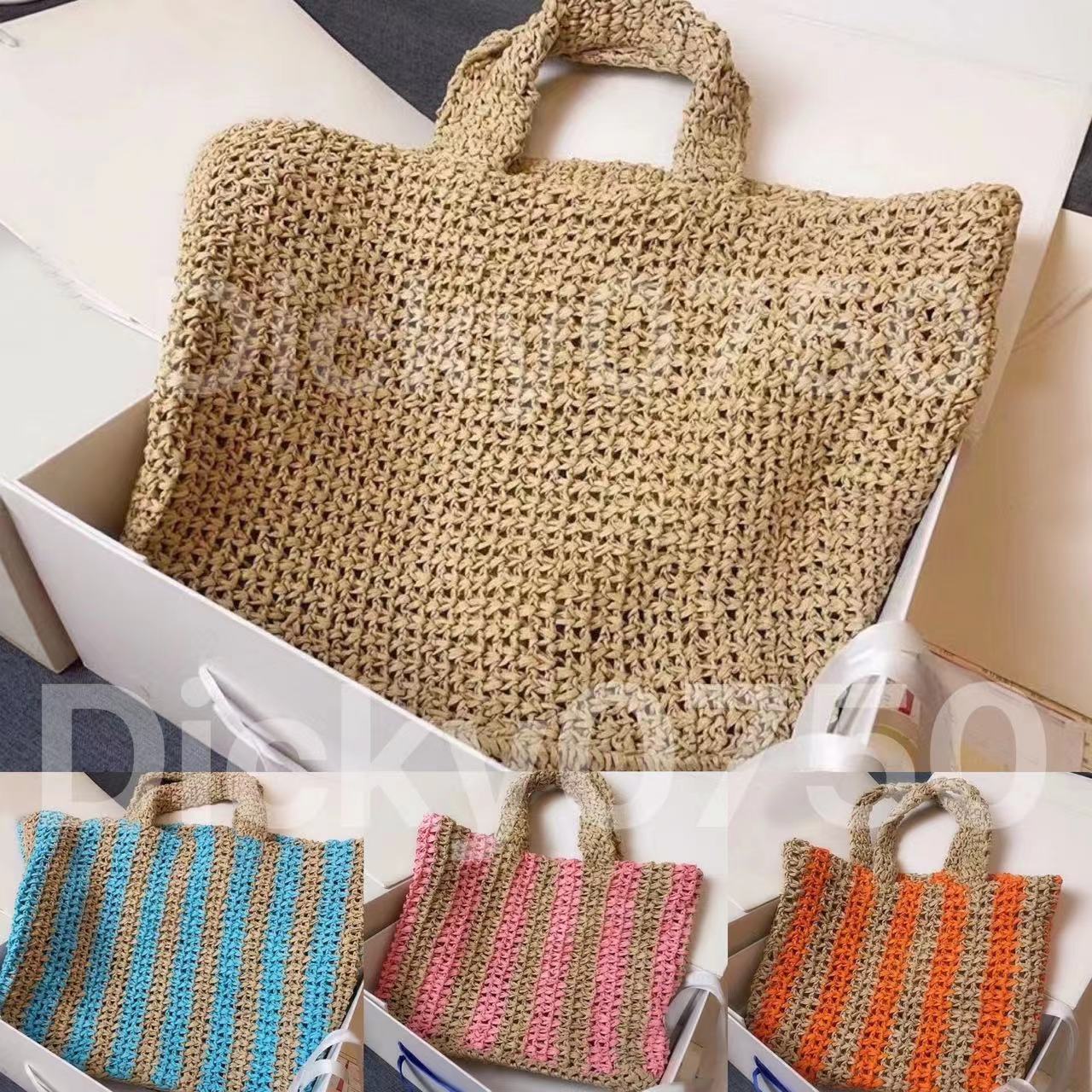 Raffia Designer tote bags summer bedding bag Straw petit sac Women Luxury Handbags Knitting Hand Shoulder Messenger holiday beach Crochet purse totes dicky0750, Beige
Raffia Designer tote bags summer bedding bag Straw petit sac Women Luxury Handbags Knitting Hand Shoulder Messenger holiday beach Crochet purse totes dicky0750, Beige
