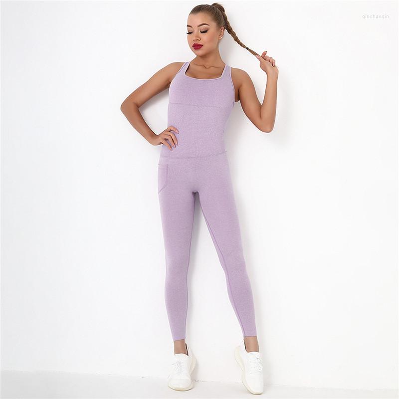 Gym Clothing One-piece Pocket Jumpsuit Women Workout Push Up Sets Sleeveless Sportswear With Padded Back Hollow Rompers Fitness, 6205 light grey
Gym Clothing One-piece Pocket Jumpsuit Women Workout Push Up Sets Sleeveless Sportswear With Padded Back Hollow Rompers Fitness, 6205 light grey