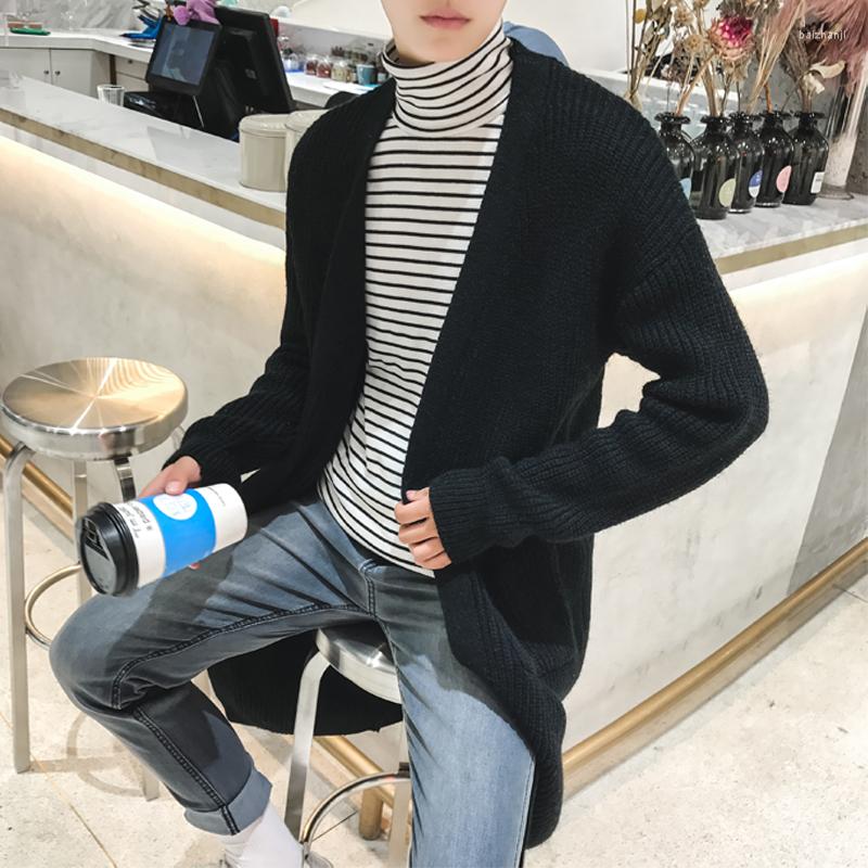 Men's Sweaters Autumn And Winter Mid-length Men's V-neck Solid Color Slim Sweater Casual Warm Long-sleeved Knitted Coarse Wool Pocket, Black
Men's Sweaters Autumn And Winter Mid-length Men's V-neck Solid Color Slim Sweater Casual Warm Long-sleeved Knitted Coarse Wool Pocket, Black