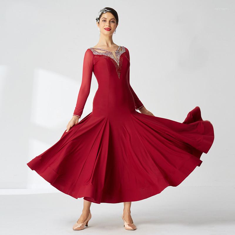 Stage Wear Dance Clothes Women Red Dress Summer Dresses Latin Dances Ladies Flamengo Tango Rumba/ChaChaLM-2026, Wine red(customized)
Stage Wear Dance Clothes Women Red Dress Summer Dresses Latin Dances Ladies Flamengo Tango Rumba/ChaChaLM-2026, Wine red(customized)
