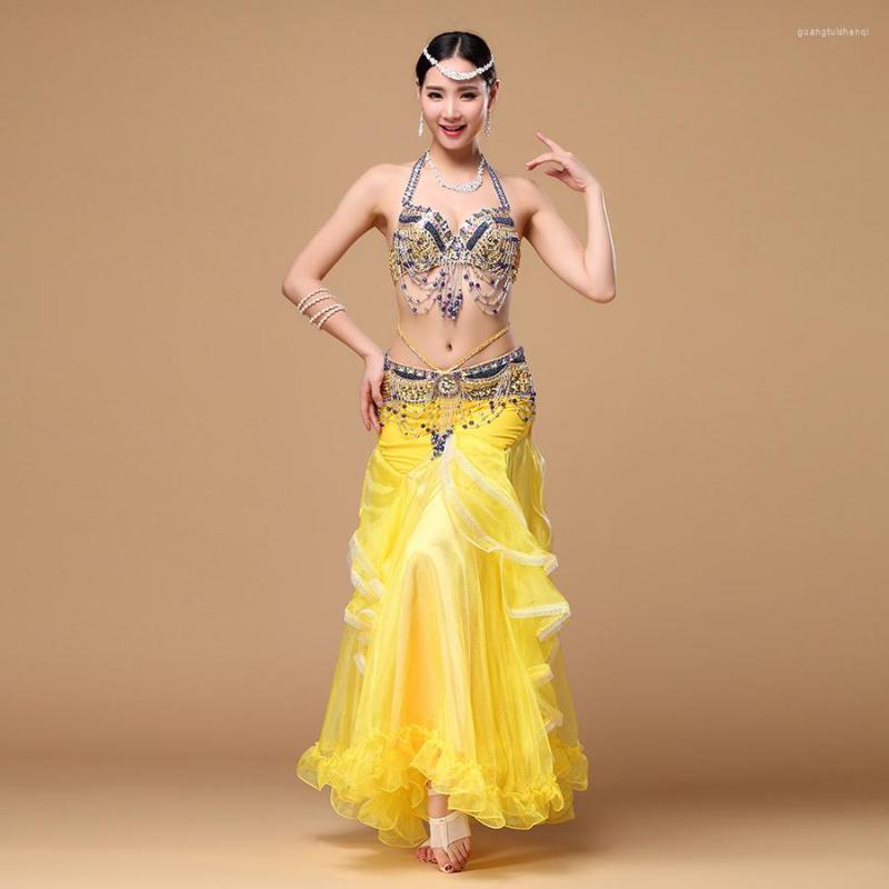 Stage Wear Performance 2023 Belly Dancing Clothing Oriental Dance Outfit 3pcs Set (Bra Belt Skirt) Women Costume Professional, Silver
Stage Wear Performance 2023 Belly Dancing Clothing Oriental Dance Outfit 3pcs Set (Bra Belt Skirt) Women Costume Professional, Silver