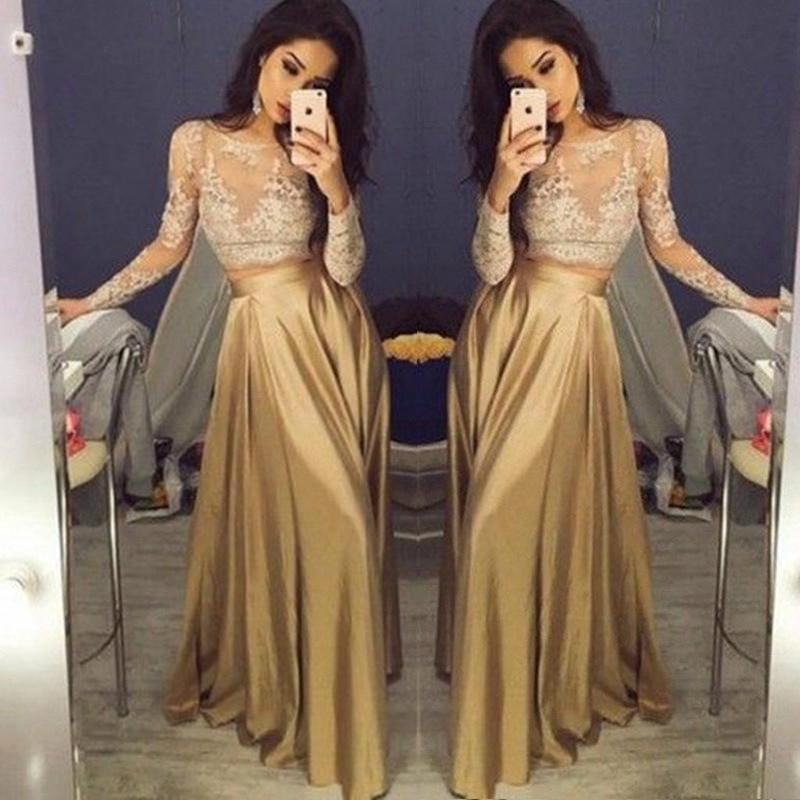 Casual Dresses Formal Party Summer Women Ladies Sexy Dress Lace Sleeve Patchwork High Waist Floor-Length Vestidos, Gold
Casual Dresses Formal Party Summer Women Ladies Sexy Dress Lace Sleeve Patchwork High Waist Floor-Length Vestidos, Gold