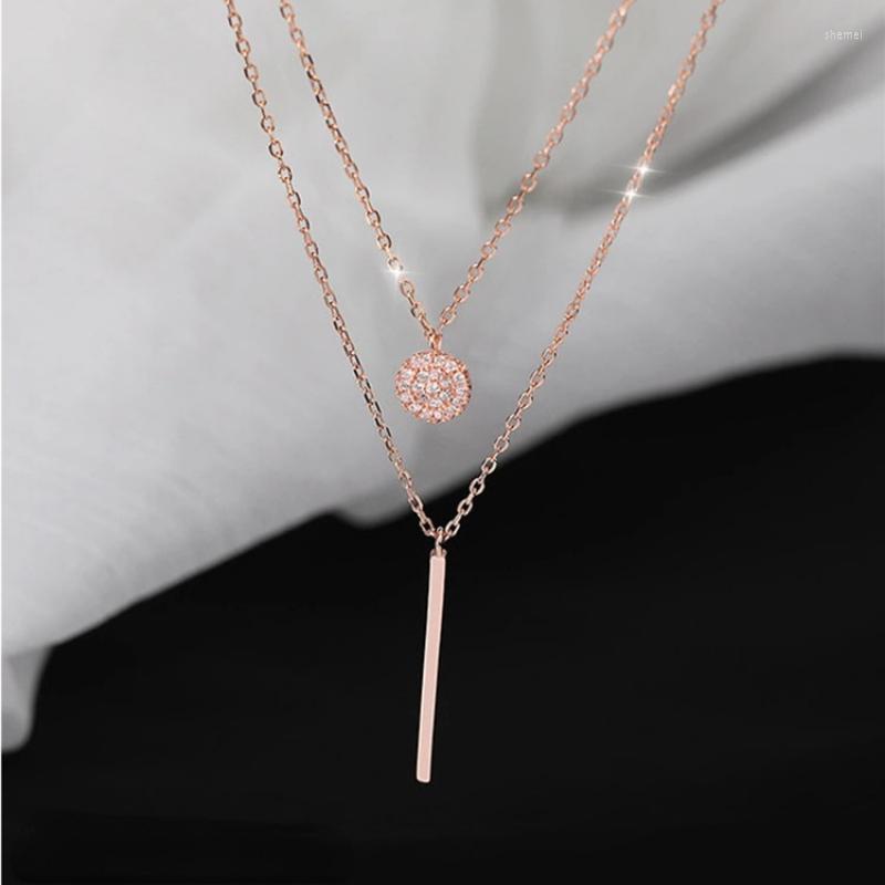 Choker Fashion Square Flash Diamond Round Double-Layer Necklace Geometric Ladies Simple Temperament Clavicle Chain Women
Choker Fashion Square Flash Diamond Round Double-Layer Necklace Geometric Ladies Simple Temperament Clavicle Chain Women