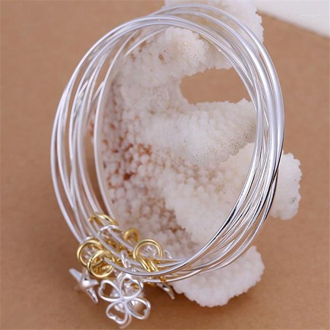 Bangle Classic High-Quality KN-B079 Wholesale Silver Color Factory Price Arrival Fashion Jewelry Pendants
Bangle Classic High-Quality KN-B079 Wholesale Silver Color Factory Price Arrival Fashion Jewelry Pendants