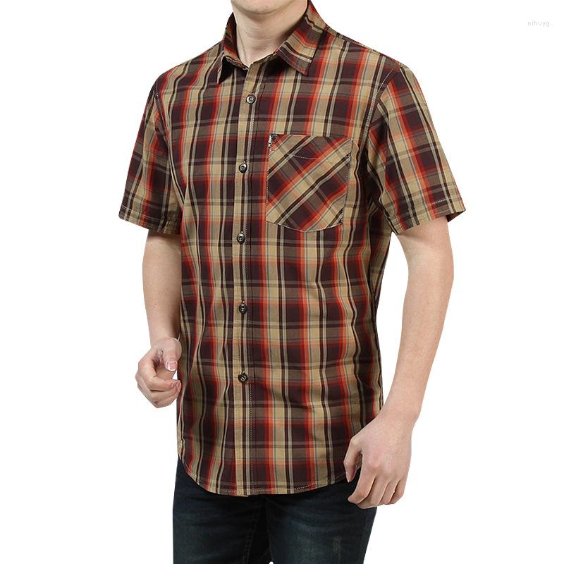 Men's Casual Shirts Classic Fashion Plaid Shirt Men's Short Sleeve Hong Kong Style Literary Summer Korean Trendy All-match Loose Tops, Blue
Men's Casual Shirts Classic Fashion Plaid Shirt Men's Short Sleeve Hong Kong Style Literary Summer Korean Trendy All-match Loose Tops, Blue