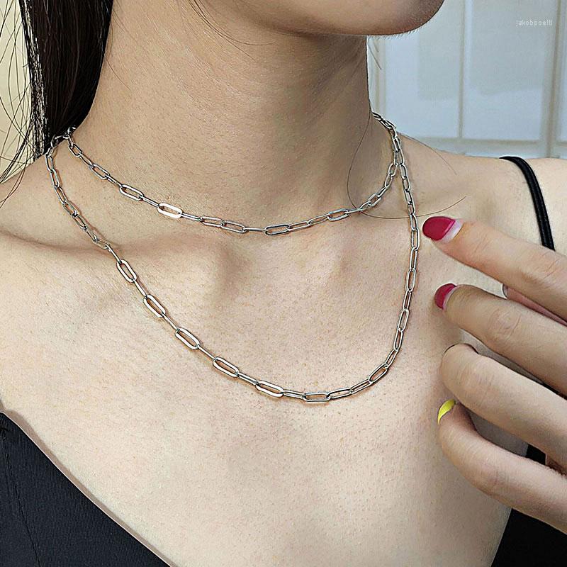 Chains Minimalist Silver Color Clavicle Chain Necklace For Women Fashion Creative Double-layered Party Jewelry Gifts
Chains Minimalist Silver Color Clavicle Chain Necklace For Women Fashion Creative Double-layered Party Jewelry Gifts