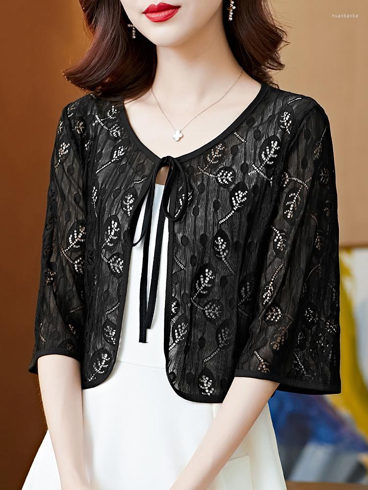 Women's Jackets Coats And Women Woman Jacket Half Sleeve O-neck Cardigan Little Shawl Cape Fashion Hollow Lace Dress, Black
Women's Jackets Coats And Women Woman Jacket Half Sleeve O-neck Cardigan Little Shawl Cape Fashion Hollow Lace Dress, Black