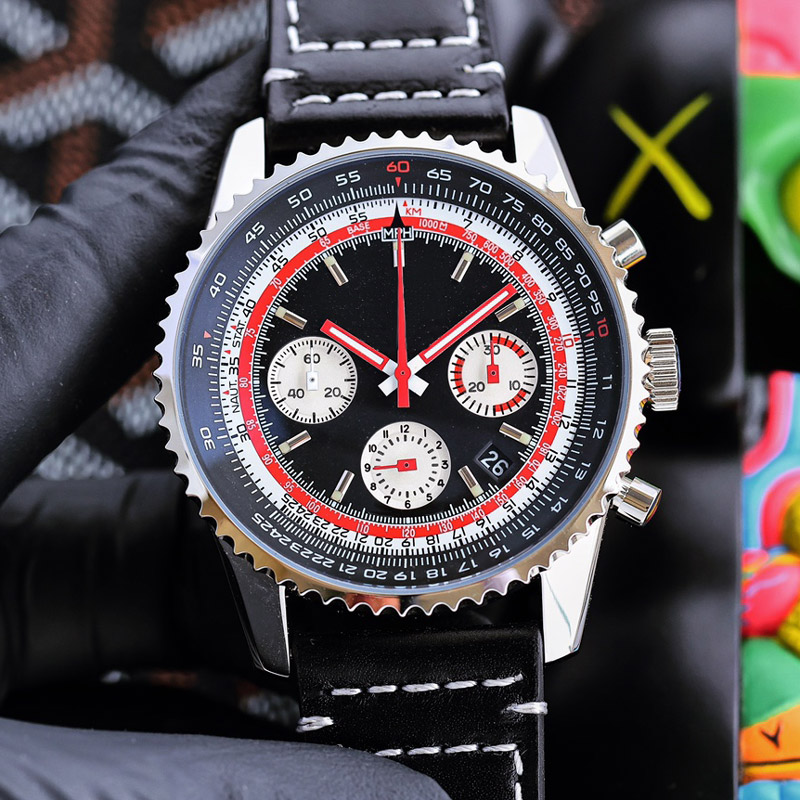 mens watch quartz movement watches 43mm Fashion Business leather designer watches montre, Color 1
mens watch quartz movement watches 43mm Fashion Business leather designer watches montre, Color 1