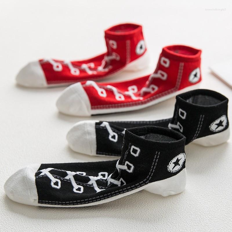 Women Socks 2 Pairs Of Funny Shoe Print Fashion Harajuku Style Hip-hop Cute Women's Slippers And, Multi
Women Socks 2 Pairs Of Funny Shoe Print Fashion Harajuku Style Hip-hop Cute Women's Slippers And, Multi