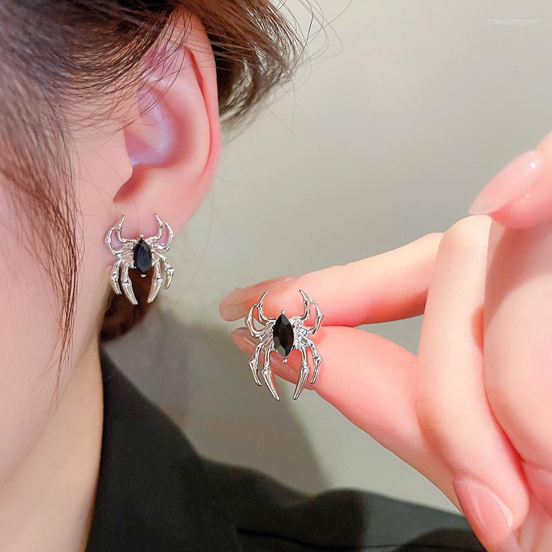 Stud Earrings Silver Needle Studded With Rhinestone Spider Korean Personality Design Cool Style Exaggerated Earrings.
Stud Earrings Silver Needle Studded With Rhinestone Spider Korean Personality Design Cool Style Exaggerated Earrings.