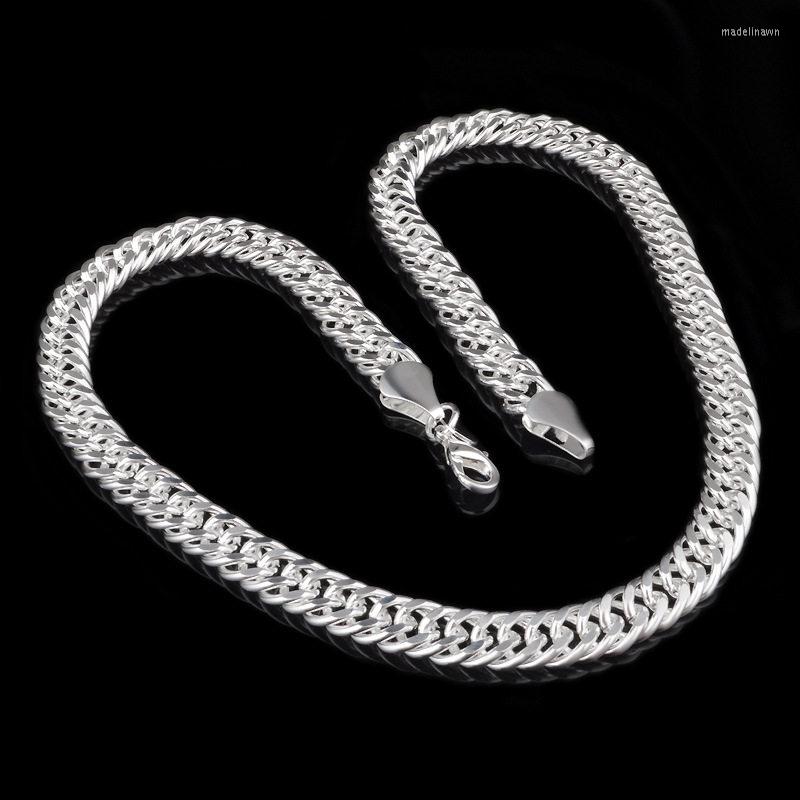 Chains Classic Punk Link Chain Necklace For Men Women Silver Plated 1cm Width Jewelry Boy Gift Drop 20 Inch 
Chains Classic Punk Link Chain Necklace For Men Women Silver Plated 1cm Width Jewelry Boy Gift Drop 20 Inch