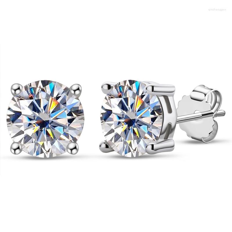 Stud Earrings KUGG 8.0mm Diamond Test Passed Moissanite Studs For Men Women S925 Silver Platinum Plated Sparkling Jewelry Xmas Gif
Stud Earrings KUGG 8.0mm Diamond Test Passed Moissanite Studs For Men Women S925 Silver Platinum Plated Sparkling Jewelry Xmas Gif
