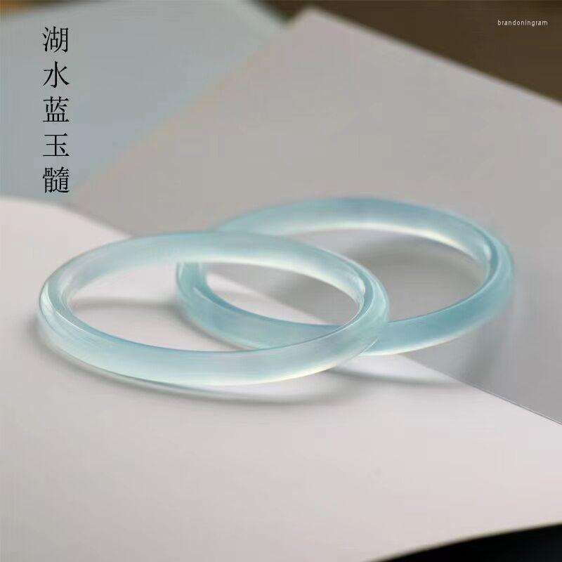 Bangle Lake Water Blue Chalcedony 6mm Round Beauty Bracelet Agate Jade Jingle Jewelry
Bangle Lake Water Blue Chalcedony 6mm Round Beauty Bracelet Agate Jade Jingle Jewelry