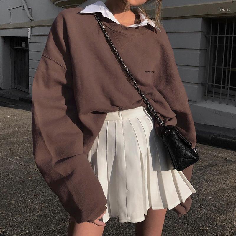 Women' T Shirts Women Fashion Loose Style Pullover Brown Letters Embroidery Pattern Long Sleeve Round Collar Hoodie For Fall / M/ L, Light brown
Women' T Shirts Women Fashion Loose Style Pullover Brown Letters Embroidery Pattern Long Sleeve Round Collar Hoodie For Fall / M/ L, Light brown