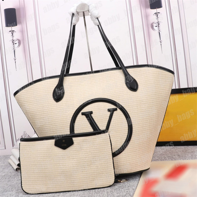 Woven Straw Petit Bucket Bag Large Shopper Raffia Handbags Women Designer Totes Beach Shoulder Bags Designers V Purse Tote Basket Bags, L3
Woven Straw Petit Bucket Bag Large Shopper Raffia Handbags Women Designer Totes Beach Shoulder Bags Designers V Purse Tote Basket Bags, L3