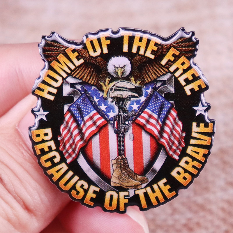 home of the free because of the brave pin Cute Anime Movies Games Hard Enamel Pins Collect Metal Cartoon Brooch Backpack Hat Bag Collar Lapel Badges, As picture
home of the free because of the brave pin Cute Anime Movies Games Hard Enamel Pins Collect Metal Cartoon Brooch Backpack Hat Bag Collar Lapel Badges, As picture