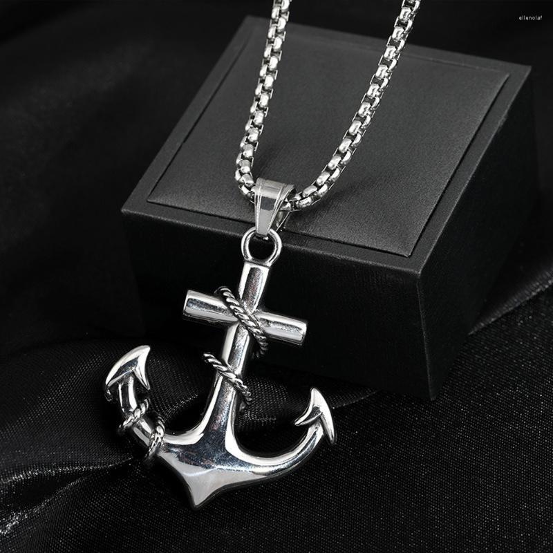 Chains High Quality Anchor Cross Necklace For Men Vintage Hip Hop Stainless Steel Pendant Fashion Jewelry
Chains High Quality Anchor Cross Necklace For Men Vintage Hip Hop Stainless Steel Pendant Fashion Jewelry