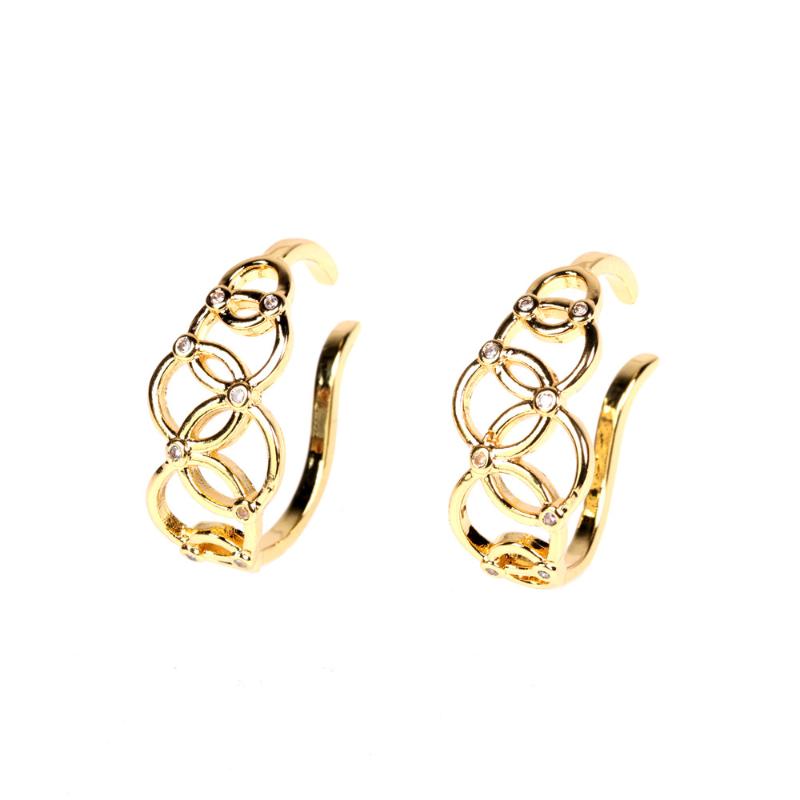Hoop Earrings & Huggie EYIKA Fashion Zircon Twine Circle Cilp Earring For Women Girl Gold Silver Color No Pierced Ear Bone Clip Unique
Hoop Earrings & Huggie EYIKA Fashion Zircon Twine Circle Cilp Earring For Women Girl Gold Silver Color No Pierced Ear Bone Clip Unique