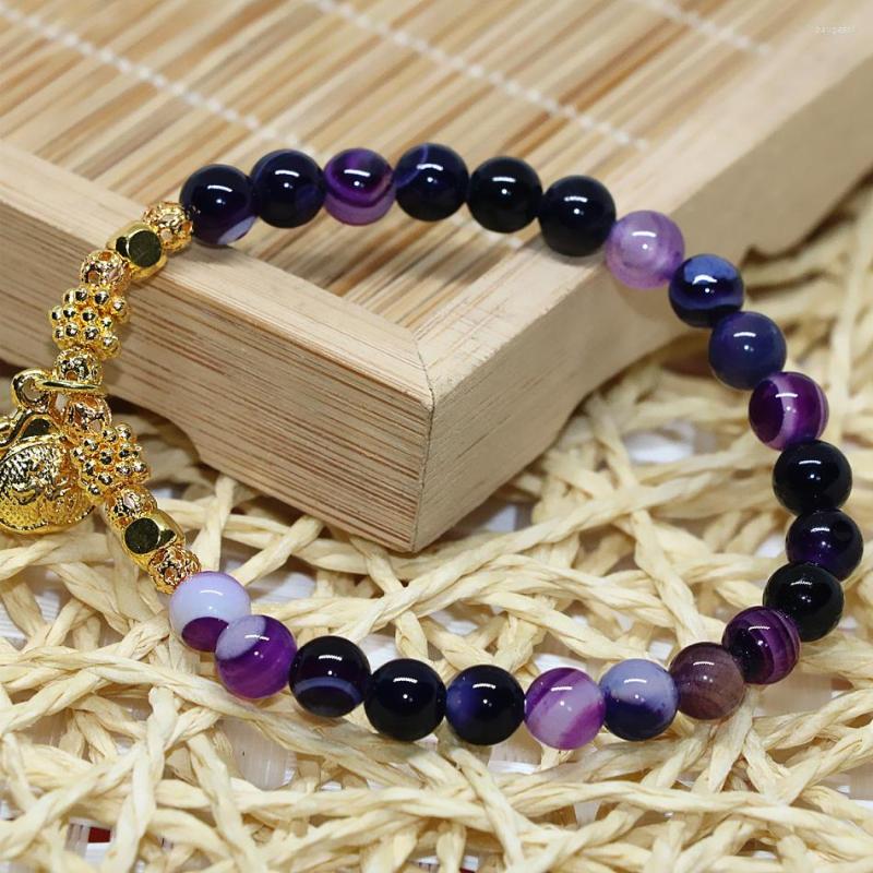 Strand High Grade Natural Stone Purple Veins Onyx Carnelian Agat Bracelets Round Beads 6mm Women Elastic Jewelry 7.5inch B1922
Strand High Grade Natural Stone Purple Veins Onyx Carnelian Agat Bracelets Round Beads 6mm Women Elastic Jewelry 7.5inch B1922