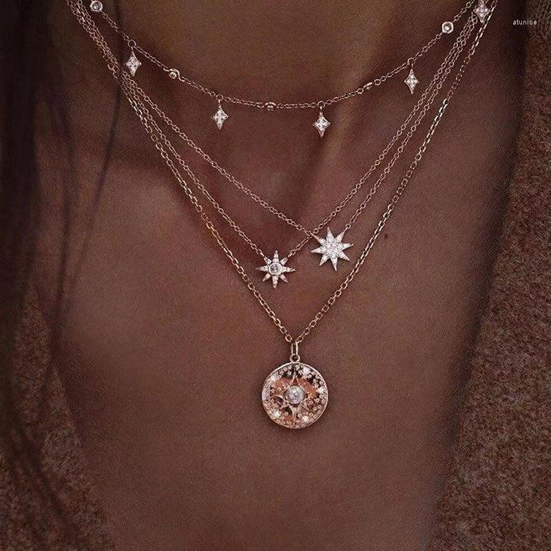 Pendant Necklaces Vintage Multilayer For Women Fashion Asterism Moon Star Crystal Chain & Pendants Boho Choker Jewelry 2023
Pendant Necklaces Vintage Multilayer For Women Fashion Asterism Moon Star Crystal Chain & Pendants Boho Choker Jewelry 2023