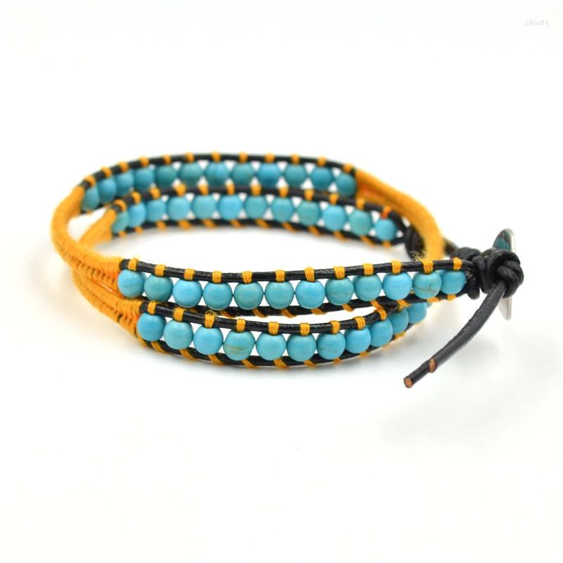 Charm Bracelets 2 Layer LUU Bracelet 4mm Natural Stone Braided Cotton Rope Wrapped Ieather
Charm Bracelets 2 Layer LUU Bracelet 4mm Natural Stone Braided Cotton Rope Wrapped Ieather