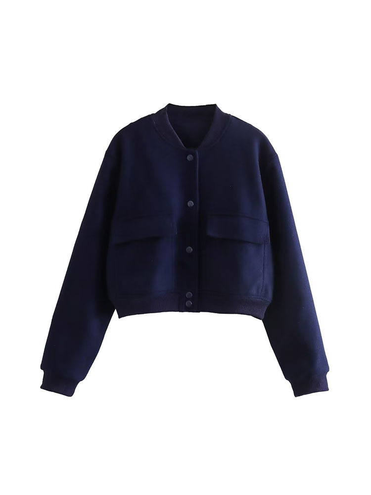 Women's Jackets BSK ZA TRF Women 2023 Fashion pocket decorate Woolen flying Jacket Coat Vintage Long Sleeve Female Outerwear Chic Overshirt 230317, Coat 1
Women's Jackets BSK ZA TRF Women 2023 Fashion pocket decorate Woolen flying Jacket Coat Vintage Long Sleeve Female Outerwear Chic Overshirt 230317, Coat 1