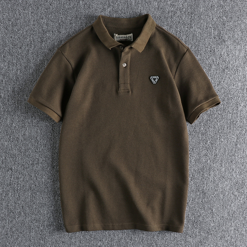Men's Polos Summer American Retro Knitted Micro Chapter Pattern Polo Shirt Men's Simple Pure Cotton Short Sleeve Youth Casual T-shirt 230317, Black
Men's Polos Summer American Retro Knitted Micro Chapter Pattern Polo Shirt Men's Simple Pure Cotton Short Sleeve Youth Casual T-shirt 230317, Black