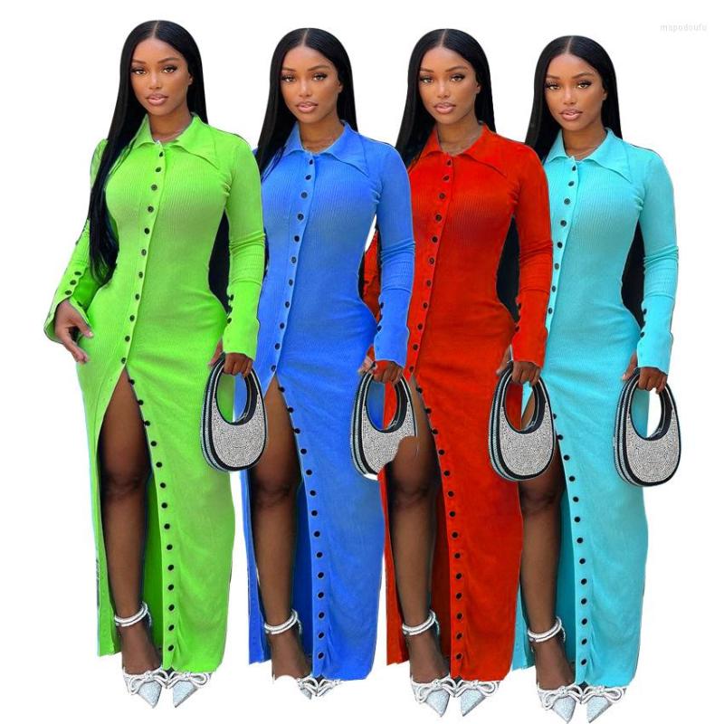 Casual Dresses Solid Colro Split Out Full Sleeve Bodycon Streetwear For Women Vestidos Casaul Long Dress With Bottom, Blue
Casual Dresses Solid Colro Split Out Full Sleeve Bodycon Streetwear For Women Vestidos Casaul Long Dress With Bottom, Blue