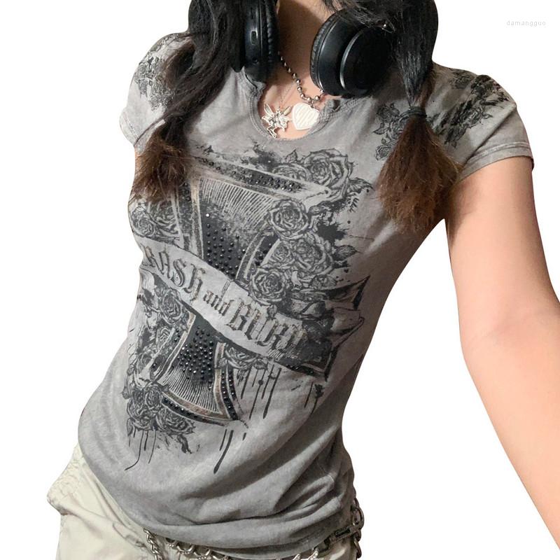 Women' T Shirts Women Y2k Clothes Tops Summer 2023 T-shirts Grunge 2000s Trashy Vintage Aesthetic Short Sleeve Tees Young Girls Streetwear
Women' T Shirts Women Y2k Clothes Tops Summer 2023 T-shirts Grunge 2000s Trashy Vintage Aesthetic Short Sleeve Tees Young Girls Streetwear