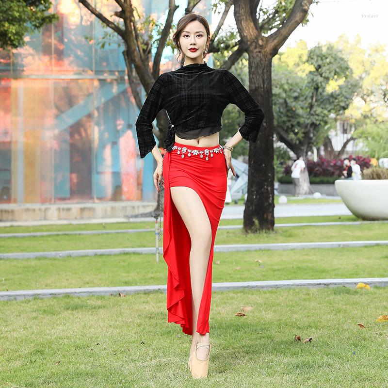 Stage Wear 2023 Women Belly Dance Costume Practice Clothes Ladies Modern Oriental Dress Dancewear Long Sleeves Plaid Top And Skirt, Khaki top
Stage Wear 2023 Women Belly Dance Costume Practice Clothes Ladies Modern Oriental Dress Dancewear Long Sleeves Plaid Top And Skirt, Khaki top