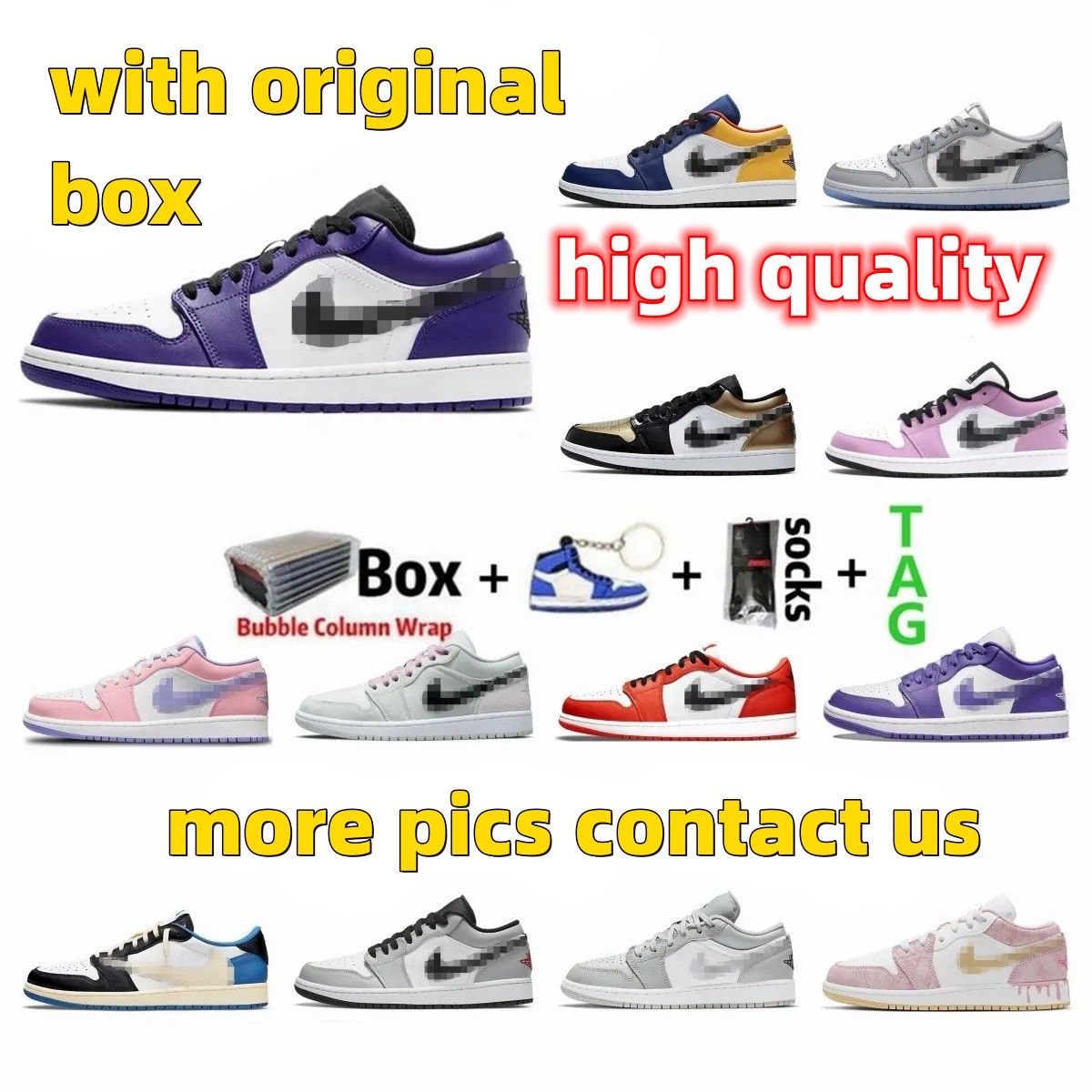 2023 High Quality 1s Basketball Shoes Mens Jorden 1 Jumpman OG Hyper Royal White Shadow Designer Sneakers University Blue UNC Mid Obsidian Women Trainers, 22
2023 High Quality 1s Basketball Shoes Mens Jorden 1 Jumpman OG Hyper Royal White Shadow Designer Sneakers University Blue UNC Mid Obsidian Women Trainers, 22