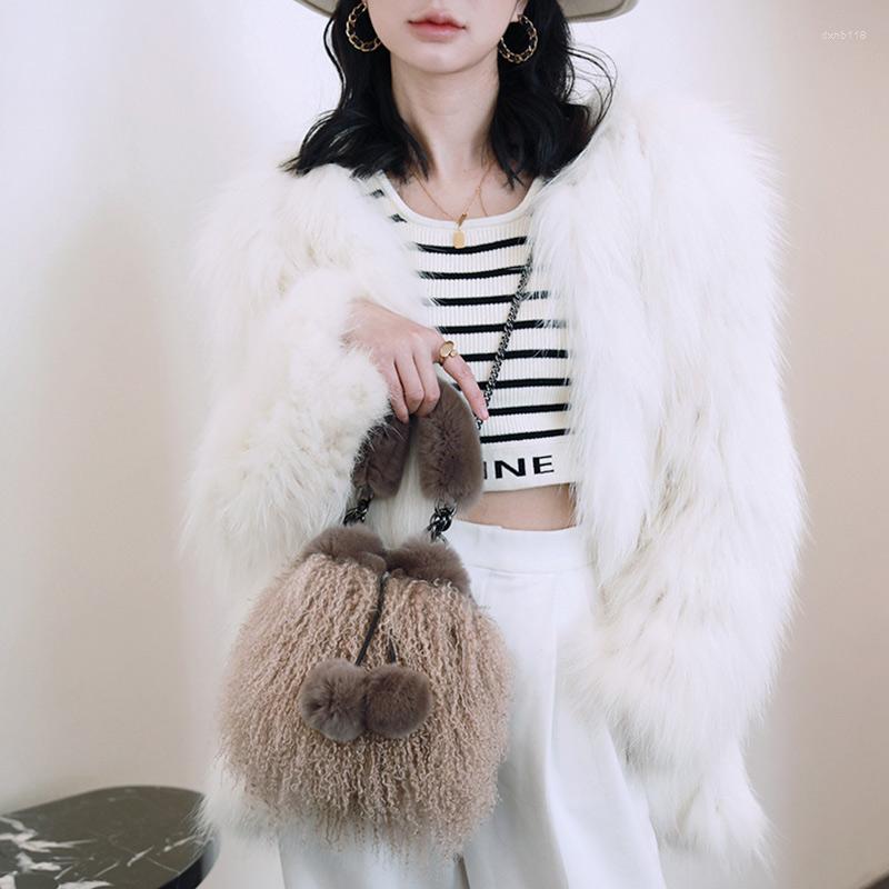 School Bags 2023 Design Real Mongolian Lamb Fur Handbag For Ladies Fashion Elegant Style Natural Wool Rex Bag S8915, Pink 1
School Bags 2023 Design Real Mongolian Lamb Fur Handbag For Ladies Fashion Elegant Style Natural Wool Rex Bag S8915, Pink 1