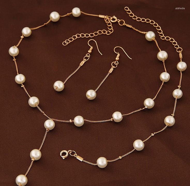 Necklace Earrings Set Fashion Simulated Pearl Jewelry For Women Girl Wedding Statement Bracelet Party Jewellery Gifts, Picture shown
Necklace Earrings Set Fashion Simulated Pearl Jewelry For Women Girl Wedding Statement Bracelet Party Jewellery Gifts, Picture shown