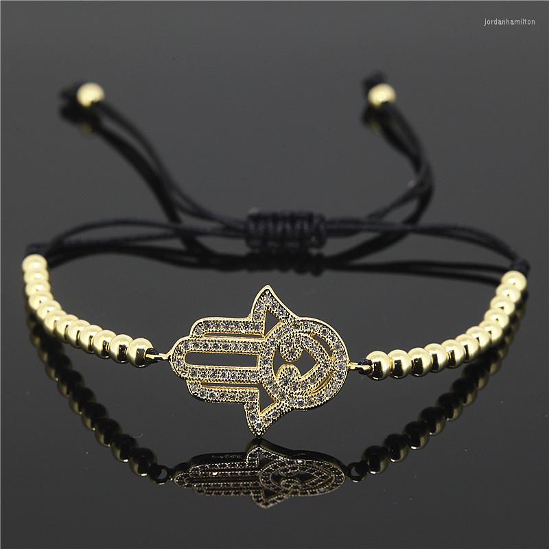 Charm Bracelets 5pcs/pack Anil Arjandas Bracelet Paved White CZ Hamsa Connector& 4mm Brass Beads Braiding Unisex Macrame Jewelry2023
Charm Bracelets 5pcs/pack Anil Arjandas Bracelet Paved White CZ Hamsa Connector& 4mm Brass Beads Braiding Unisex Macrame Jewelry2023