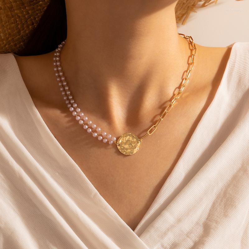 Chains Elegant Pearl Stone Clavicle Chain Choker Necklace For Women Geometry Alloy Metal Adjustable Jewelry Collar 16292 2
Chains Elegant Pearl Stone Clavicle Chain Choker Necklace For Women Geometry Alloy Metal Adjustable Jewelry Collar 16292 2