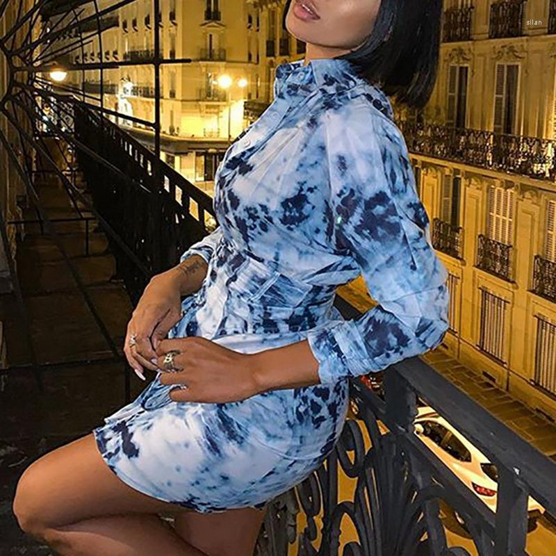 Casual Dresses Hirigin Women Summer Blue Vestidos Bandage Tie Dye Print Mini Shirtdress Tunic Prom Short Bodycon Shirt Female 2023
Casual Dresses Hirigin Women Summer Blue Vestidos Bandage Tie Dye Print Mini Shirtdress Tunic Prom Short Bodycon Shirt Female 2023
