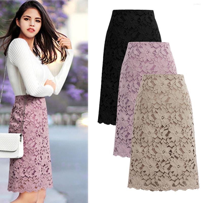 Skirts Elegant Womens Harajuku Skirt Lady Plain Slimming Tight Fit Ladies Soft Stretch Lace High Waist Faldas Ropa Mujer, Black
Skirts Elegant Womens Harajuku Skirt Lady Plain Slimming Tight Fit Ladies Soft Stretch Lace High Waist Faldas Ropa Mujer, Black