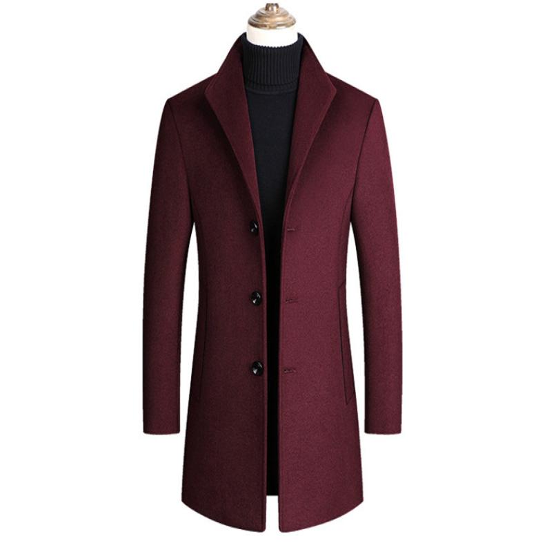 Men Wool Blends Coats Autumn Winter New Solid Color High Quality Men039s Wool Jacket Luxurious Brand Clothing SA8372218721, Gray
Men Wool Blends Coats Autumn Winter New Solid Color High Quality Men039s Wool Jacket Luxurious Brand Clothing SA8372218721, Gray