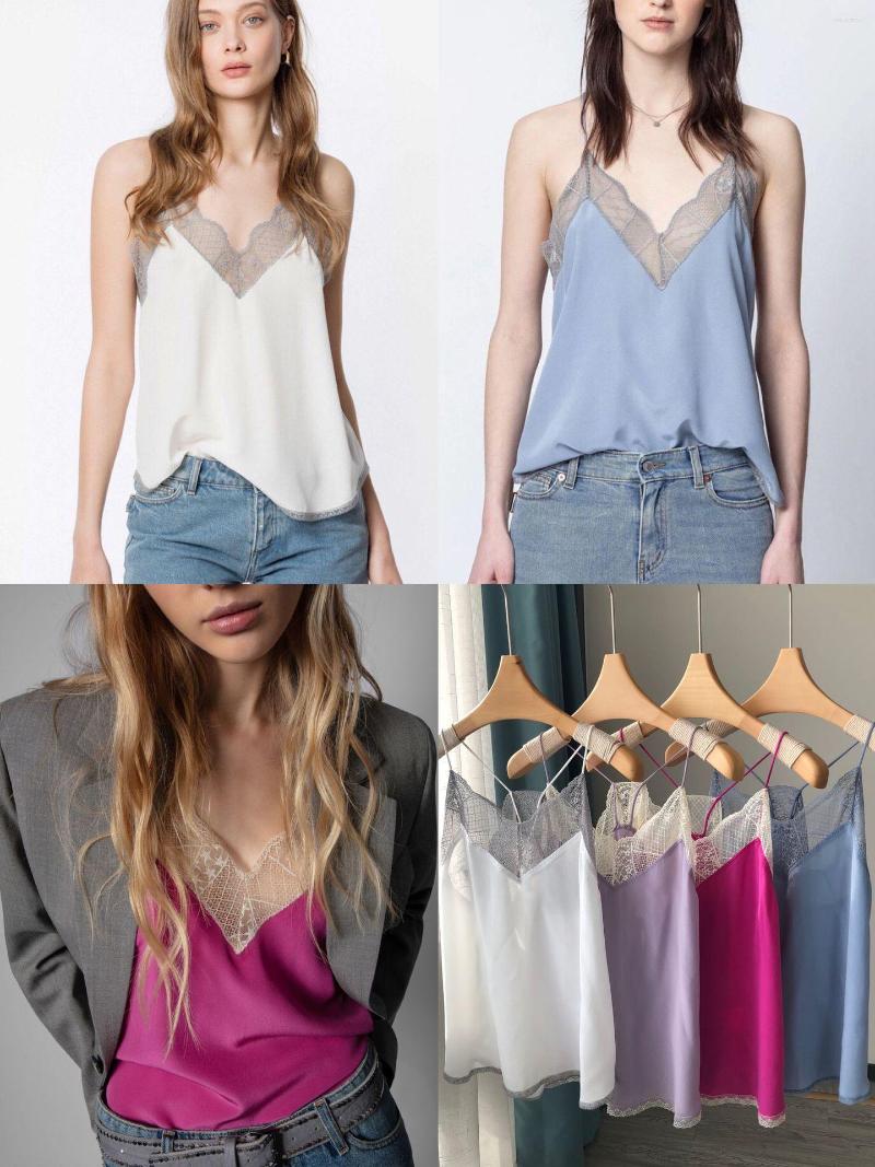 Women's Tanks Summer Women Tops Sling Tuning Delicate Lace Sexy Single Soft Washed Tank 
Women's Tanks Summer Women Tops Sling Tuning Delicate Lace Sexy Single Soft Washed Tank
