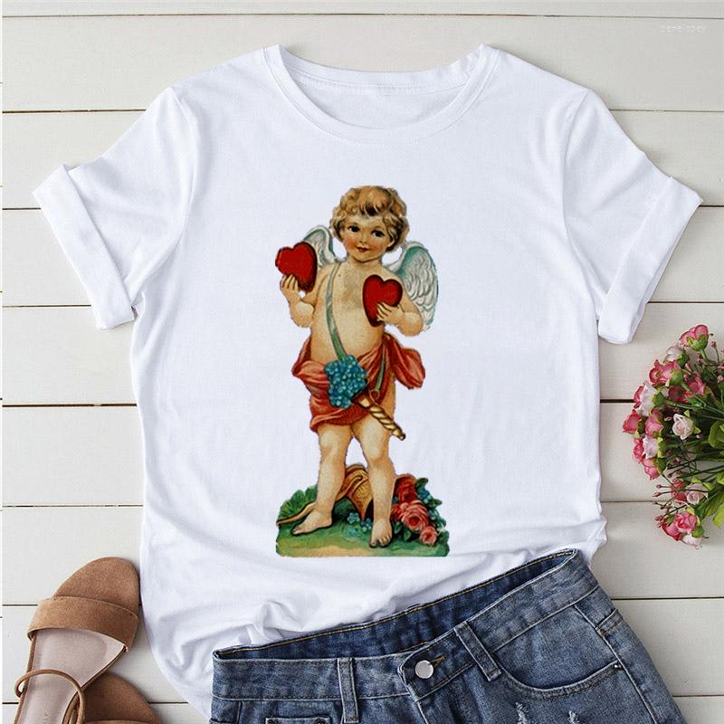 Women's T Shirts Women Clothes Lovely Cupid Love T-shirt Trend Print Cartoon Tops Tee Tshirt Ladies Aesthetic Graphic Female Clothing, 37030
Women's T Shirts Women Clothes Lovely Cupid Love T-shirt Trend Print Cartoon Tops Tee Tshirt Ladies Aesthetic Graphic Female Clothing, 37030
