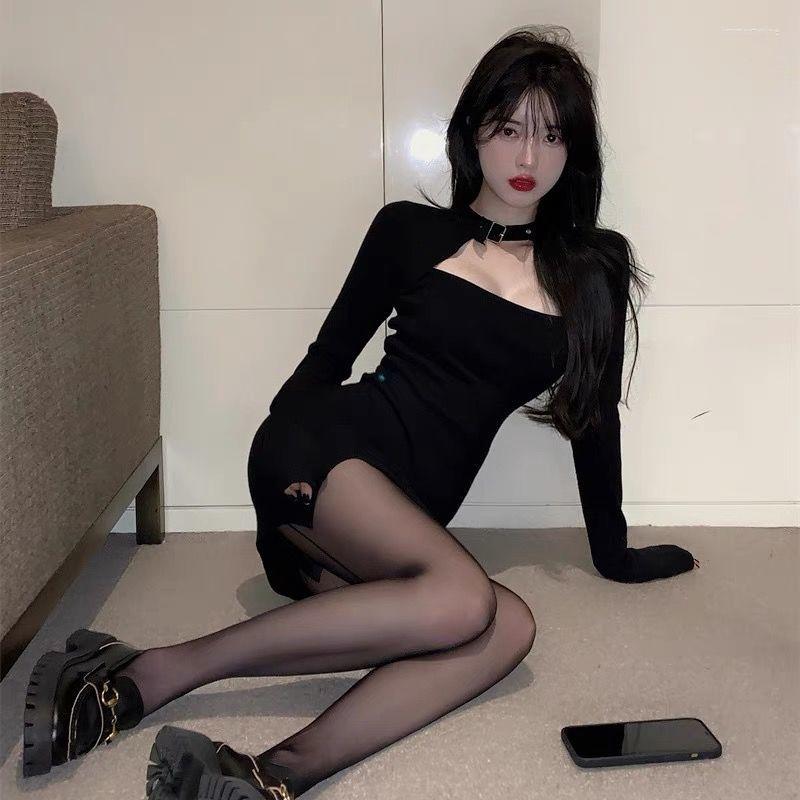 Casual Dresses Sweet Sexy Girls Black Dress Long Sleeve Autumn Winter 2023 Year Fall Outfits Women Wrap Hip Vestidos Cortos Chic
Casual Dresses Sweet Sexy Girls Black Dress Long Sleeve Autumn Winter 2023 Year Fall Outfits Women Wrap Hip Vestidos Cortos Chic