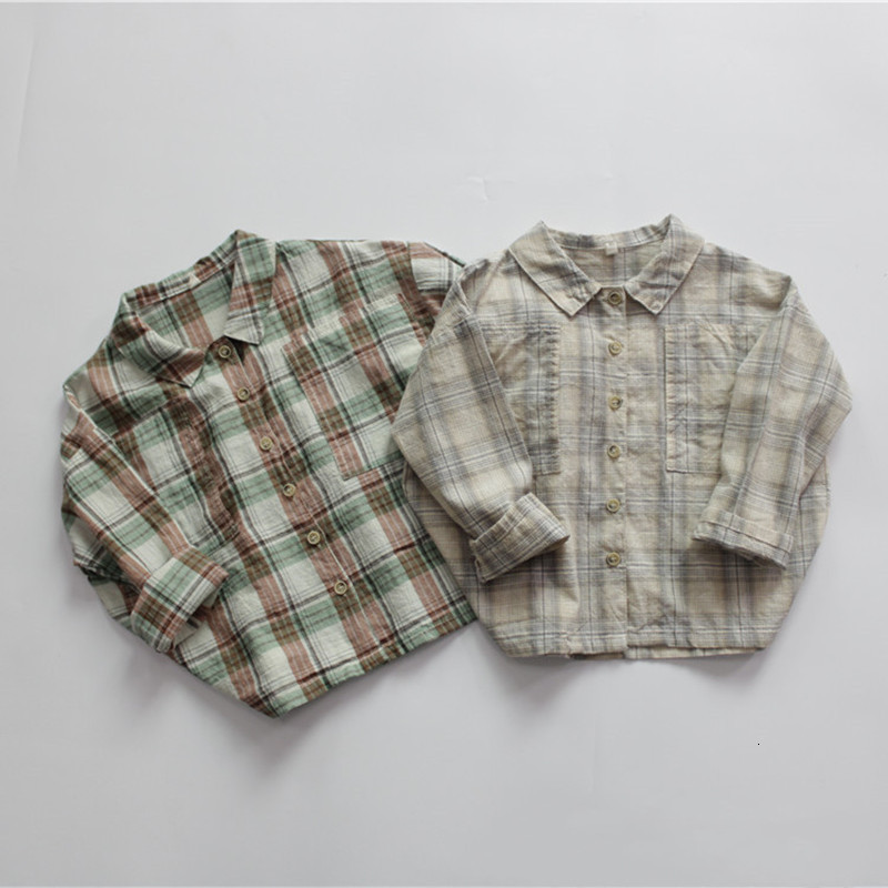 Kids Shirts Spring Autumn Baby Boys Plaid Shirts Korean Style Loose Casual Kids Shirts Children Clothes Tops 230317, Color a
Kids Shirts Spring Autumn Baby Boys Plaid Shirts Korean Style Loose Casual Kids Shirts Children Clothes Tops 230317, Color a