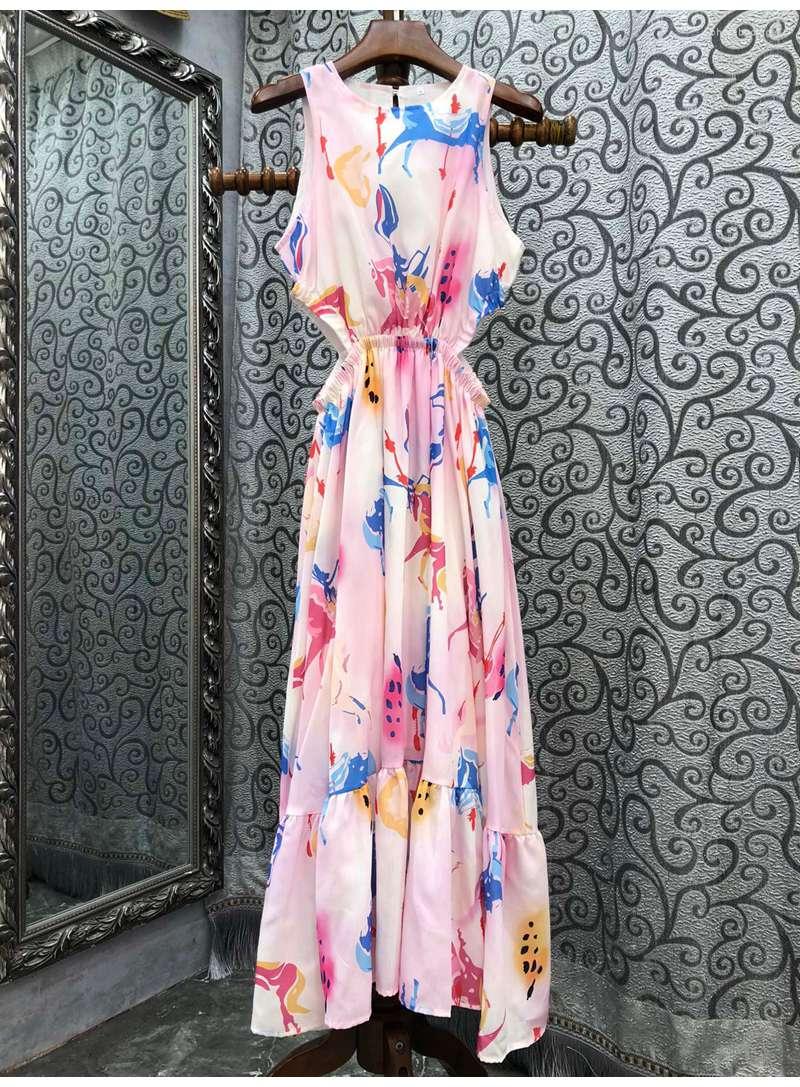 Casual Dresses Novia Party 2023 Summer Fashion Dress High Quality Women Princess Fairy Prints Hollow Out Sexy Club Pink, Picture shown
Casual Dresses Novia Party 2023 Summer Fashion Dress High Quality Women Princess Fairy Prints Hollow Out Sexy Club Pink, Picture shown