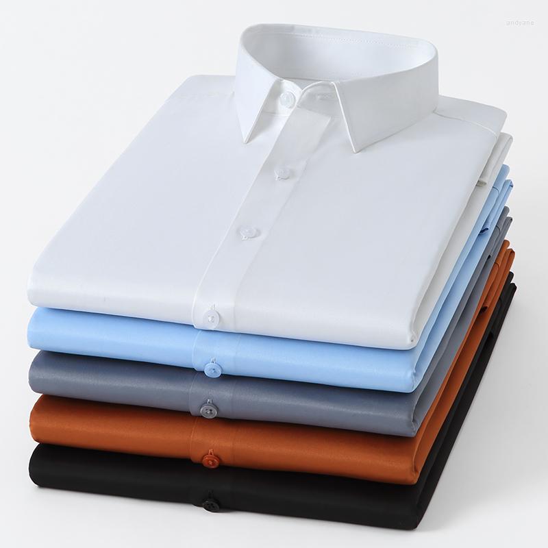 Men's Dress Shirts Spring And Autumn Smart Casual Long-sleeved Men Formal Office Clothing Soft Elastic Solid Color Tops Slim Fit, 7668-28
Men's Dress Shirts Spring And Autumn Smart Casual Long-sleeved Men Formal Office Clothing Soft Elastic Solid Color Tops Slim Fit, 7668-28